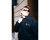 Mikina Karl Kani - Metal Signature Teddy Polo Black