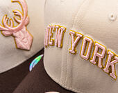 Kšiltovka Mitchell & Ness - Blush Sand Classic Red - New York Knicks - Sand/Brown