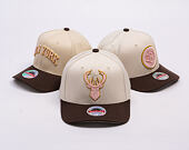 Kšiltovka Mitchell & Ness - Blush Sand Classic Red - Milwaukee Bucks - Sand/Brown