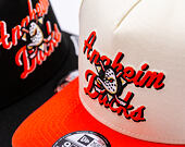 Kšiltovka New Era - NHL Chainstitch 9FIFTY A-Frame - Anaheim Ducks - Chrome White