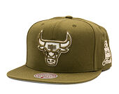 Kšiltovka Mitchell & Ness - NBA Fashion Basic Snapback - Chicago Bulls - Olive