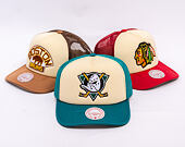 Kšiltovka Mitchell & Ness - NHL Vintage Block Trucker - Anaheim Ducks - Cream