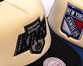 Kšiltovka Mitchell & Ness - NHL Vintage Block Trucker - Los Angeles Kings - Cream