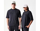 Triko New Era - Branded Washed Oversized Tee - Black