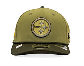 Kšiltovka New Era - NFL25 "Salute to Service" - 9SEVENTY Stretch-Snap - Pittsburgh Steelers