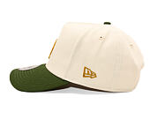 Kšiltovka New Era - MLB WS Patch 9FORTY A-Frame - LA Dodgers - Cream / Rifle Green