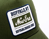 Kšiltovka New Era - Branded Patch Trucker 9FORTY Trucker - Rifle Green