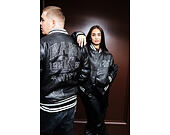 Bunda Karl Kani - Kani Western Pu Leather College Jacket - Black