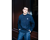 Svetr New Era - MLB Cable Knit Crew - NY Yankees - Navy
