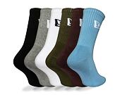 Ponožky New Era - Flag Crew Socks 6pk - Multi Color