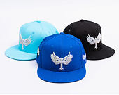 Kšiltovka Reflection Luxury Shine Loud Snapback - Royal Blue / White