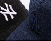 Kšiltovka New Era - MLB Melton Wool 9FORTY A-Frame - LA Dodgers - Navy
