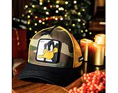 Kšiltovka Capslab - Trucker Looney Tunes - Daffy Duck v.3 Trucker Camo / Yellow
