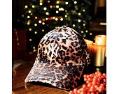 Dámská Kšiltovka New Era - MLB Womens Leo Velour 9FORTY - NY Yankees - Brown / Cream