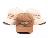 Kšiltovka 8by8 - Dadcap - "running late is my cardio" - Brown/Sky Blue