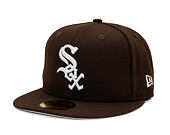 Kšiltovka New Era - MLB Seasonal 59FIFTY - Chicago White Sox - Burnt Wood - Brown