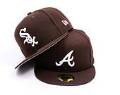 Kšiltovka New Era - MLB Seasonal 59FIFTY - Atlanta Braves - Burnt Wood - Brown