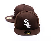 Kšiltovka New Era - MLB Seasonal 59FIFTY - Chicago White Sox - Burnt Wood - Brown