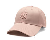Dámská Kšiltovka New Era - MLB Satin 9FORTY - NY Yankees - Blush Pink