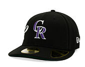 Kšiltovka New Era - MLB Established 59FIFTY Low Profile - Colorado Rockies - Black