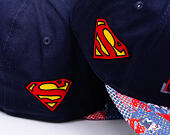 Dětská Kšiltovka New Era - Warner Bros DC Universe 9FIFTY - Superman - Navy