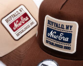 Kšiltovka New Era - Branded Patch 9FORTY Trucker - Chestnut Brown