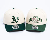 Kšiltovka New Era - MLB Colorblock 9FORTY M-CROWN - Oakland Athletics - Cream