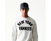 Mikina New Era - MLB Graphic Oversized Crewneck - NY Yankees - Heather Grey
