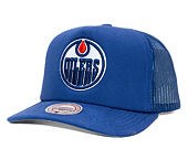 Kšiltovka Mitchell & Ness - Edmonton Oilers - Evergreen Trucker - Blue