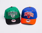 Kšiltovka Mitchell & Ness - NBA Team Arch Snapback - New York Knicks - Blue / Orange