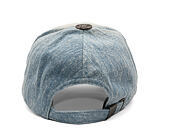 Kšiltovka Ed Hardy - Crawling Dragon Wash Denim 5 Panel Cap - Bleach
