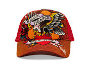 Kšiltovka Ed Hardy - Brave Hearts 6 Panel Metallic Trucker Cap - Samba