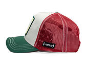 Kšiltovka Capslab - Trucker Peanuts - Cool Joe - White / Red /Green