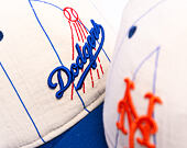 Kšiltovka New Era - MLB Retro Linen Pinstripe 59FIFTY Retro Crown - LA Dodgers - Team Color