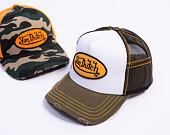 Kšiltovka Von Dutch - Trucker - Classic Logo Olive/White