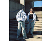 Mikina Karl Kani - Signature Oversized Zip Hoodie - Heather Grey