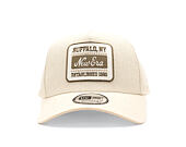 Kšiltovka New Era - Branded Buffalo Patch Linen 9FORTY A-Frame - Stone