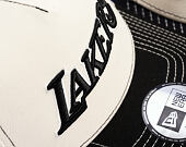 Kšiltovka New Era - NBA City Icon 9FORTY A-Frame - LA Lakers - Cream / Black