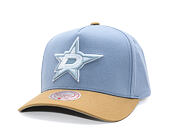 Kšiltovka Mitchell & Ness  - NHL Frosted Peak - Pro Pinch Snapback - Dallas Stars - Blue/Brown