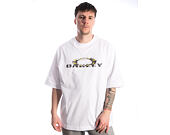 Triko Oakley - Heritage Metal Short Sleeve Tee - White