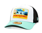 Kšiltovka New Era - Branded Location Patch 9FORTY A-Frame Trucker - Green