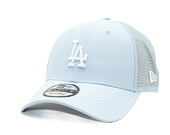 Kšiltovka New Era - MLB Midi Homefield 9FORTY Trucker - LA Dodgers - Sky Blue / White
