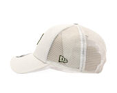 Kšiltovka New Era - MLB Midi Homefield 9FORTY Trucker - NY Yankees - Stone / New Olive