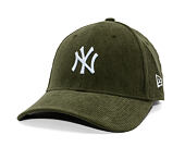 Kšiltovka New Era - MLB Soft Cord 9FORTY - NY Yankees - New Olive
