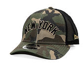 Kšiltovka New Era - MLB Wordmark Camo 9FORTY M-CROWN - NY Yankees - Woodland Camo