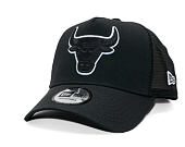Kšiltovka New Era - NBA Outline 9FORTY A-Frame Trucker - Chicago Bulls - Steel / White