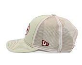 Dámská Kšiltovka New Era - Branded Denim Oval Logo 9FORTY M-CROWN A-Frame Trucker - Cream