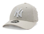 Dětská Kšiltovka New Era - MLB Linen 9FORTY M-CROWN - NY Yankees - Stone / White