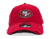 Kšiltovka New Era - NFL Wash & Distressed 9TWENTY - SF 49ers - Scarlet