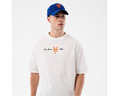 Triko New Era - MLB Script Oversized Tee - NY Mets - White